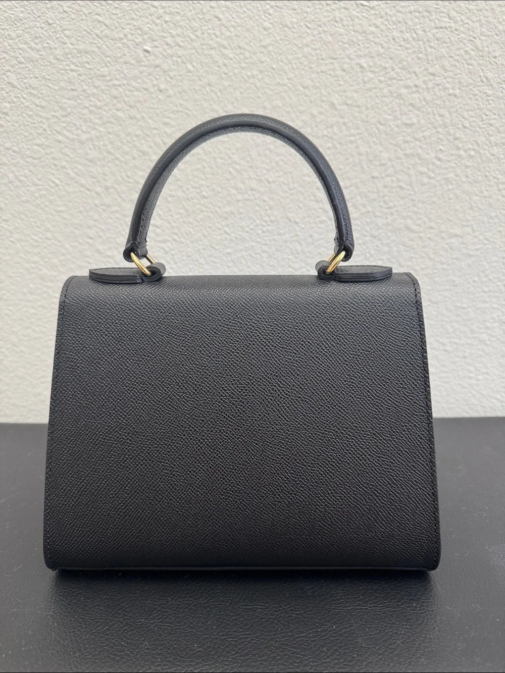 Lalage Beaumont Fonteyn Midi Dolomite Handbag – Black | New, Never Worn